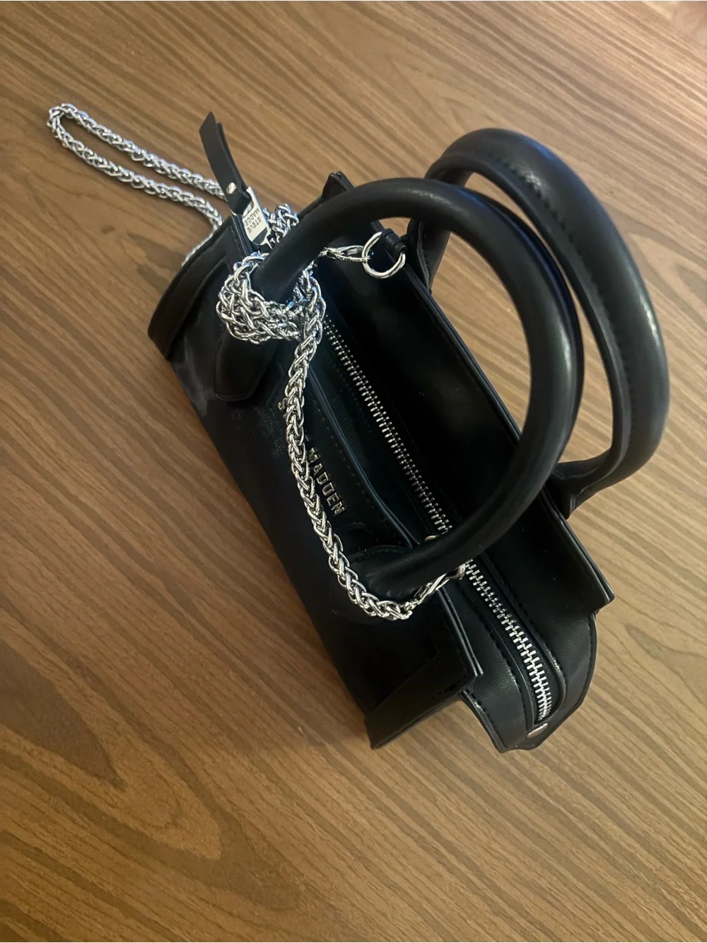 NWoT - Steve Madden - black mesh bag Comes with removal chain crossbody strap